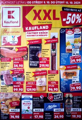 aktuální leták Kaufland 9.10.2024-15.10.2024