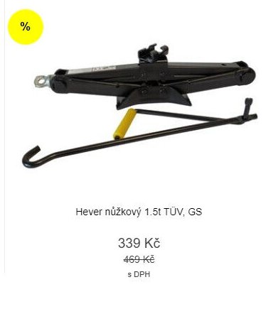 Hever nůžkový 1.5t TÜV, GS