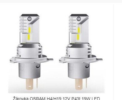 Žárovka OSRAM H4/H19 12V P43t 19W LED