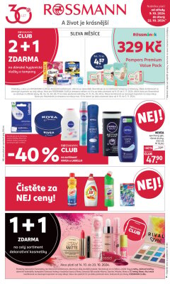 aktuální leták ROSSMANN drogerie 9.10.2024-22.10.2024