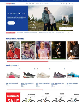 aktuální leták Intersport 9.10.2024-15.10.2024