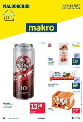 aktuální leták Makro 9.10.2024-22.10.2024