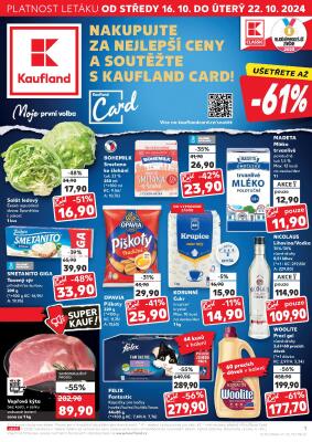 aktuální leták Kaufland 16.10.2024-22.10.2024