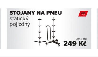 Stojany na pneu statický pojízdný