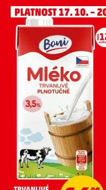 Trvanlivé mléko Boni - Penny Market aktualniletaky.eu
