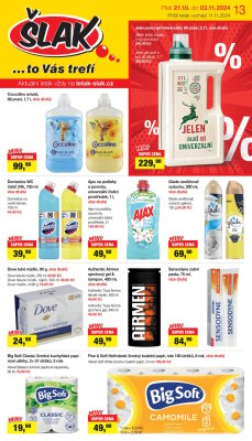 aktuální leták Šlak drogerie 21.10.2024-3.11.2024
