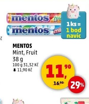 MENTOS - Penny Market aktualniletaky.eu