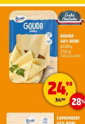 GOUDA 48% BONI plátky - Penny Market aktualniletaky.eu