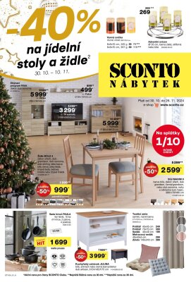 SCONTO Nábytek leták strana 1
