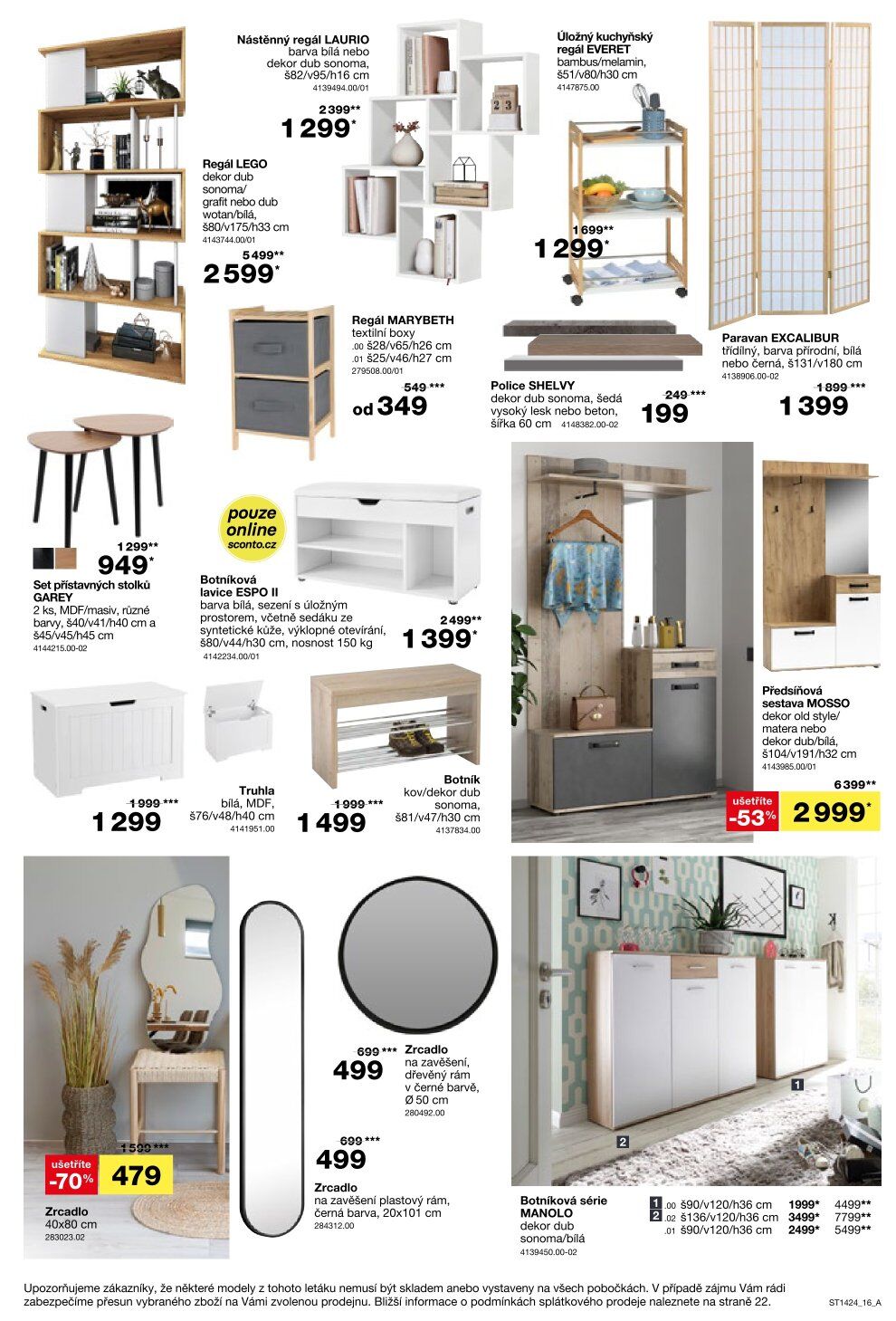 SCONTO Nábytek leták Sconto nábytek strana 16