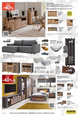 SCONTO Nábytek leták strana 21