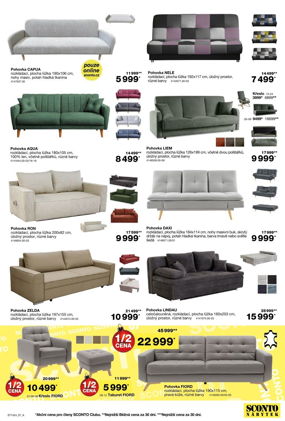SCONTO Nábytek leták Sconto nábytek strana 7