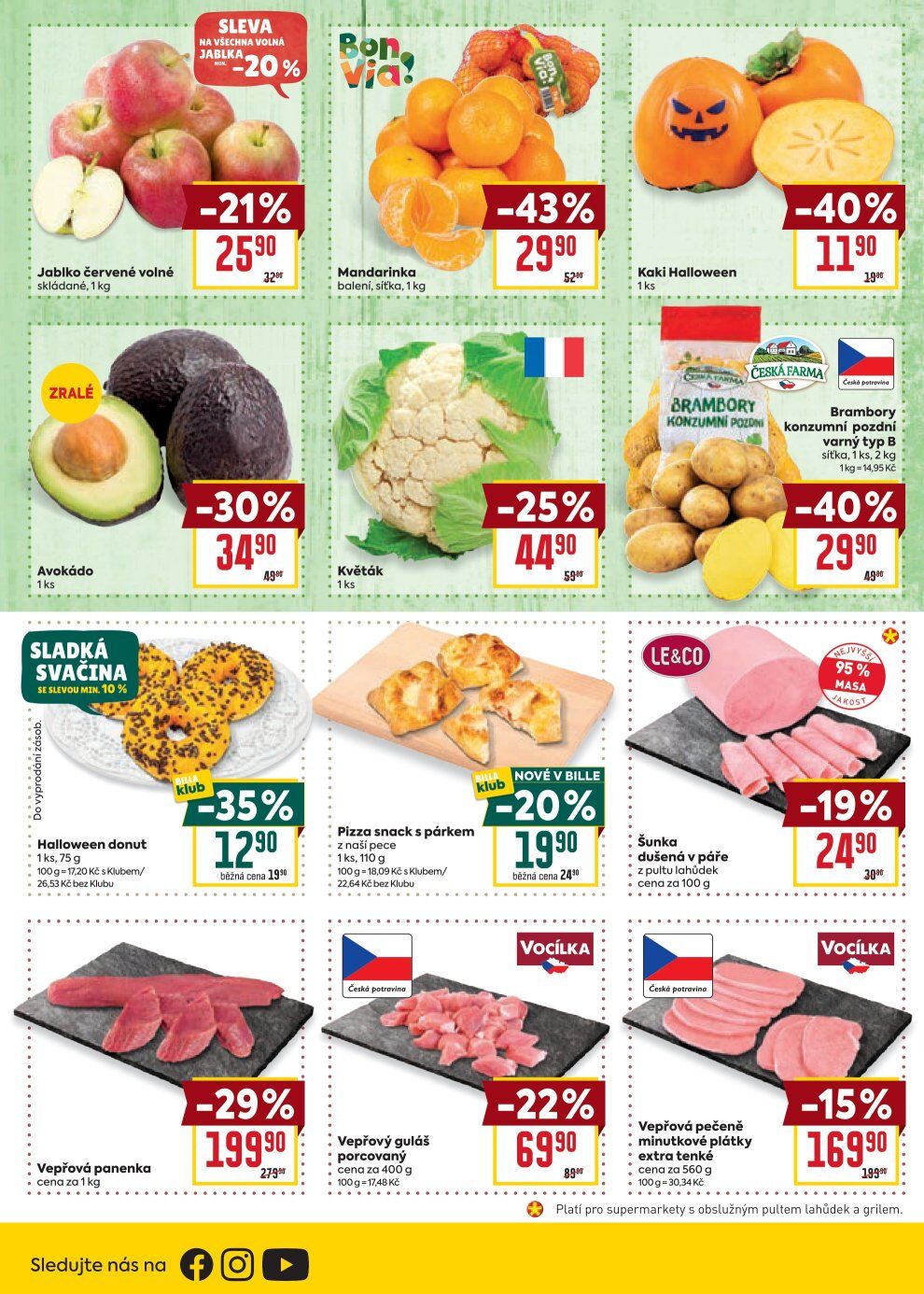 BILLA malý leták BILLA strana 2