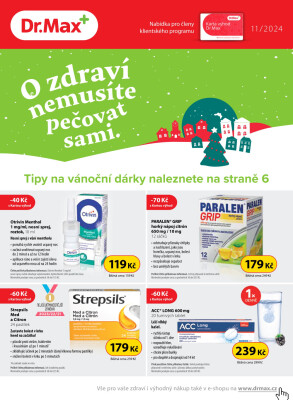 aktuální leták Dr. Max 1.11.2024-30.11.2024