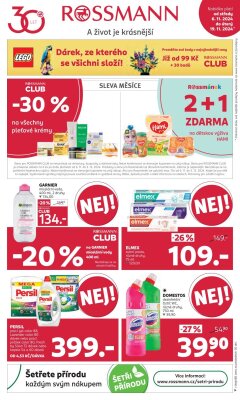 aktuální leták ROSSMANN drogerie 6.11.2024-19.11.2024