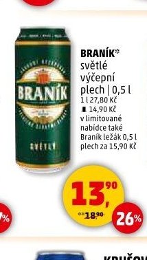 BRANÍK světlé výčepní plech - Penny Market aktualniletaky.eu