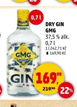 DRY GIN GMG - Penny Market aktualniletaky.eu