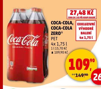 COCA-COLA, COCA-COLA ZERO* - Penny Market aktualniletaky.eu