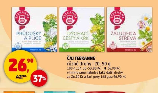 Čaj Teekanne různé druhy - Penny Market aktualniletaky.eu