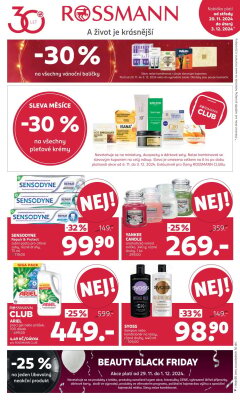aktuální leták ROSSMANN drogerie 20.11.2024-3.12.2024