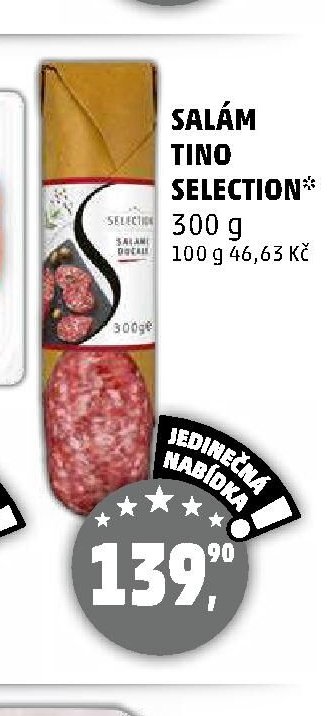 SALÁM TINO SELECTION* 300 g - Penny Market aktualniletaky.eu