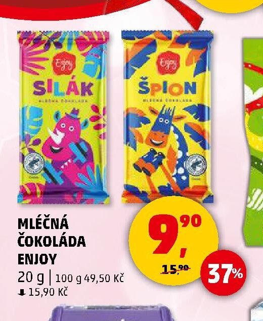 MLÉČNÁ ČOKOLÁDA ENJOY - Penny Market aktualniletaky.eu
