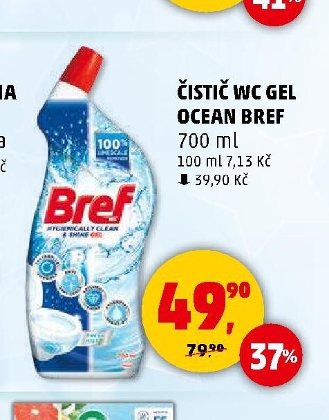 Čistič WC gel Ocean Bref - Penny Market aktualniletaky.eu