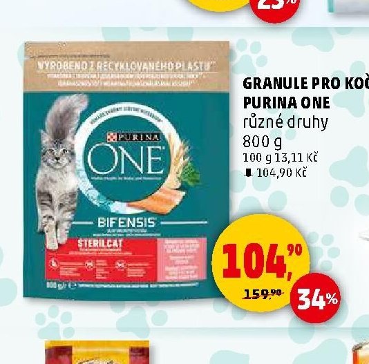 GRANULE PRO KOČKY PURINA ONE různé druhy - Penny Market aktualniletaky.eu