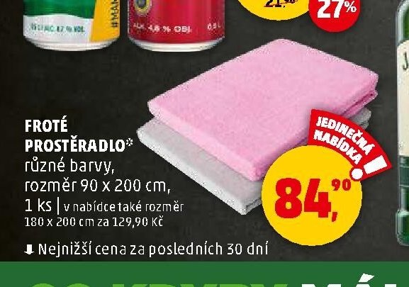 FROTÉ PROSTĚRADLO - Penny Market aktualniletaky.eu