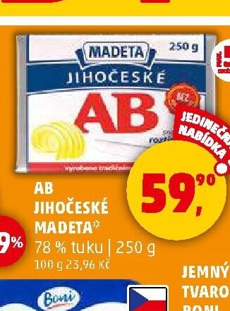 AB Jihočeské Madeta 250g - Penny Market aktualniletaky.eu