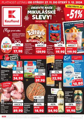 aktuální leták Kaufland 27.11.2024-3.12.2024