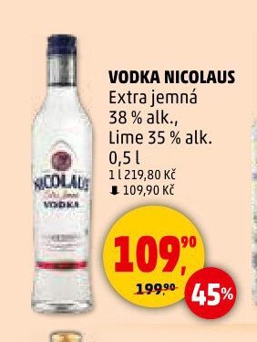 VODKA NICOLAUS Extra jemná - Penny Market aktualniletaky.eu