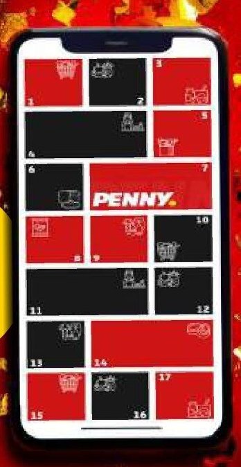 Adventní kalendář v aplikaci Penny - Penny Market aktualniletaky.eu