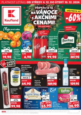 aktuální leták Kaufland 4.12.2024-10.12.2024
