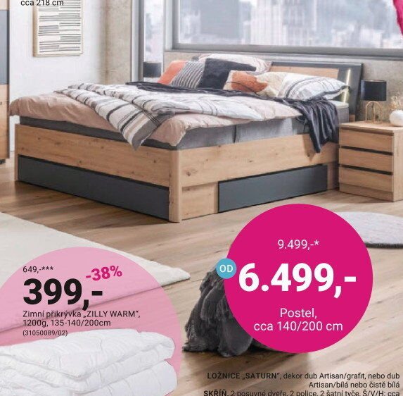 Postel, cca 140/200 cm - Möbelix aktualniletaky.eu
