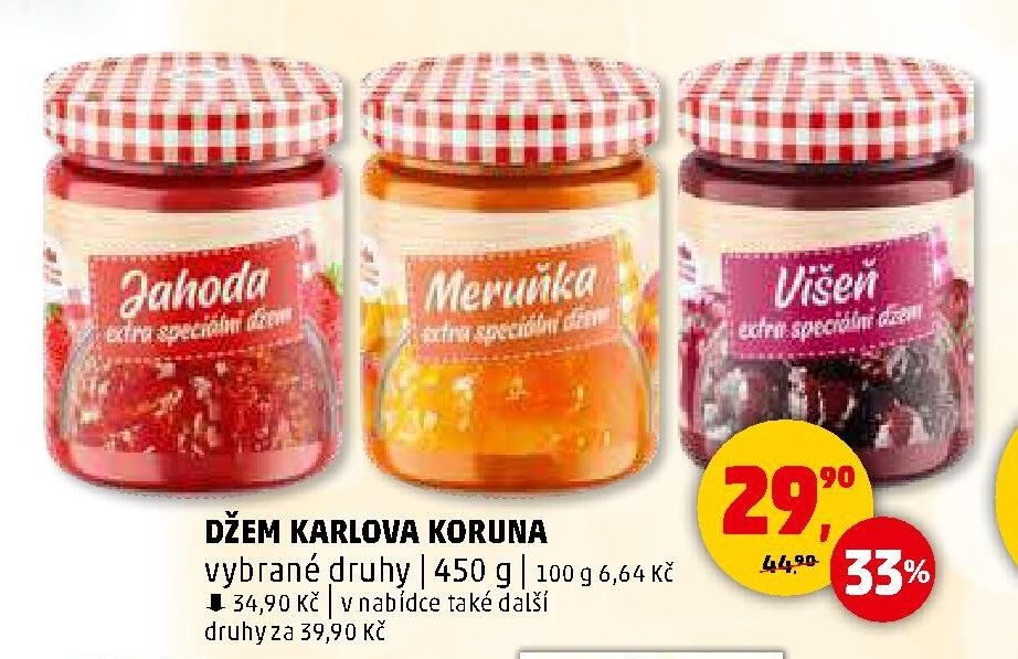 DŽEM KARLOVA KORUNA - Penny Market aktualniletaky.eu