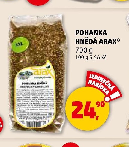 POHANKA HNĚDÁ ARAX - Penny Market aktualniletaky.eu