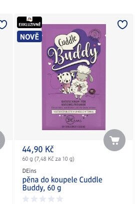 DEins pěna do koupele Cuddle Buddy, 60 g - dm drogerie aktualniletaky.eu