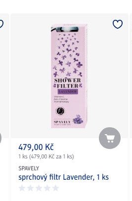 SPAVELY sprchový filtr Lavender, 1 ks - dm drogerie aktualniletaky.eu