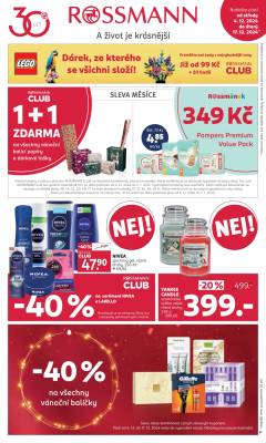 aktuální leták ROSSMANN drogerie 4.12.2024-17.12.2024