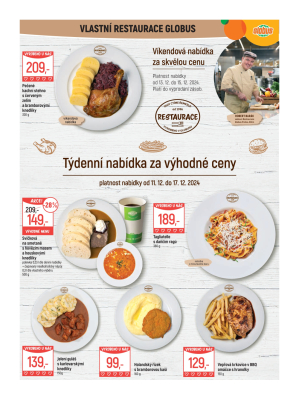 aktuální leták Globus 11.12.2024-24.12.2024