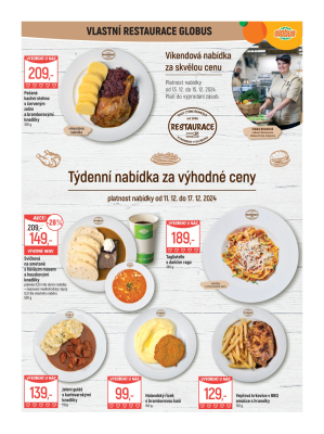 aktuální leták Globus 11.12.2024-24.12.2024