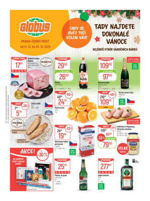 aktuální leták Globus 11.12.2024-24.12.2024