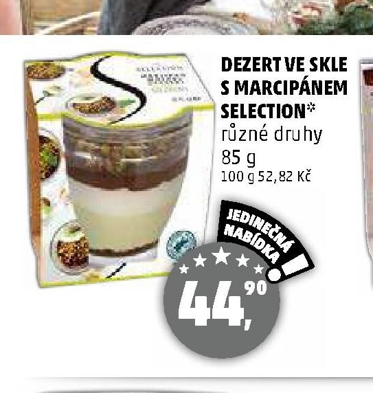 DEZERT VE SKLE S MARCIPÁNEM SELECTION - Penny Market aktualniletaky.eu