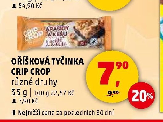 Oříšková tyčinka Crip Crop - Penny Market aktualniletaky.eu