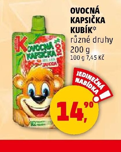 Ovocná kapsička Kubík - Penny Market aktualniletaky.eu