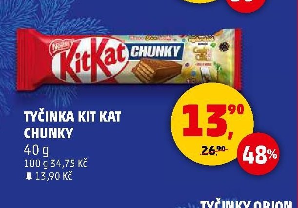 Tyčinka Kit Kat Chunky - Penny Market aktualniletaky.eu