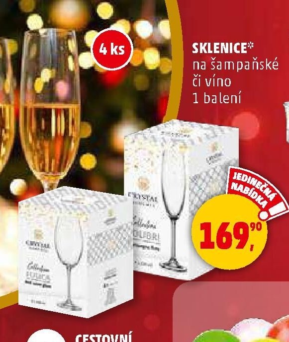 SKLENICE na šampaňské či víno - Penny Market aktualniletaky.eu