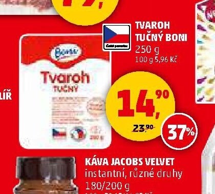 Tvaroh tučný Boni - Penny Market aktualniletaky.eu
