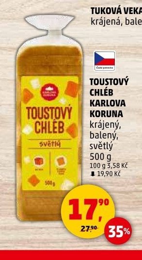 TOUSTOVÝ CHLÉB KARLOVA KORUNA - Penny Market aktualniletaky.eu